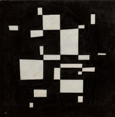 Wassily Kandinsky, White on Black, 1930